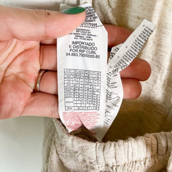 Rip Curl NWT Tan Surf Shack Jumpsuit Size S - Picture 6 of 9